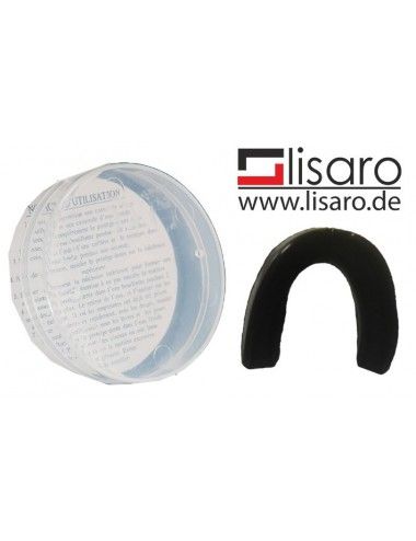 Zahnschutz / Mundschutz mit Box schwarz/ LISARO - 1