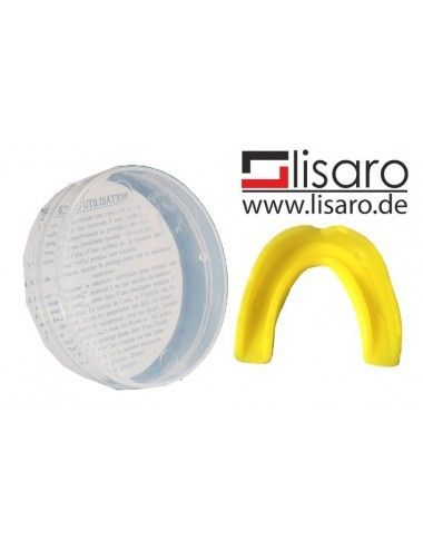 Zahnschutz / Mundschutz mit Box gelb/ LISARO - Kopie - 1