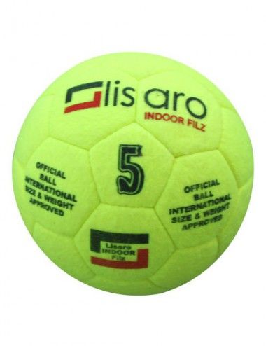 LISARO Hallenfußball ist der klassische Indoor-Fußball mit Filz für Schulen und Vereine Gr. 5 - 1