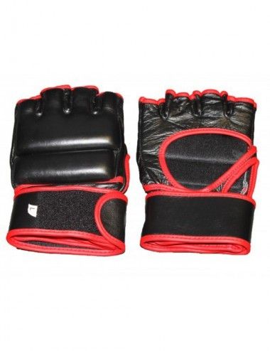 MMA-Handschuh GRAPPLING / FreeFight Handschuhe schwarz-rot - 2