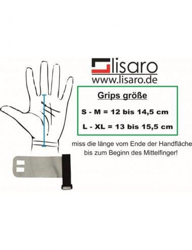 LISARO Pull Up Grips, Hand Grips, (Grip Wunder) – der Extra Starke Handschutz Fürs Training, Fitness, Freeletics, Calisthenics -