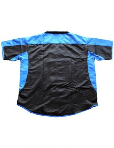 Dart-Hemd schwarz/blau / Dartstrikot/ Dartsshirts Sonderangebot - 3