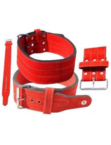 Buckle Belt - Singel Prong - Rot 13mm dick und 10mm breit - 1
