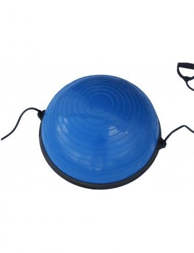 Lisaro Balance Ball/Balancierball | Balance Ball mit 2 Zugbändern beidseitig nutzbar Ideal für Yoga Gymnastik – mit Pumpe - 3