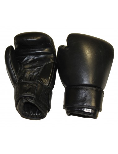 Box-Handschuhe aus Leder schwarz - 3
