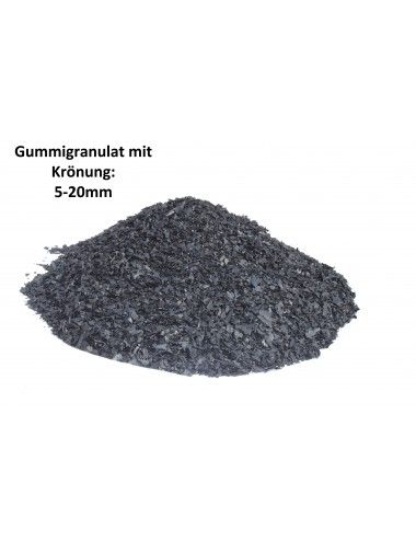 Boxsackfüllung Gummigranulat | 25kg Schwarz – Füllungsmaterial Made IN Germany | Dummy-Füllung – Maisbirne-Füllung / Grob - 1
