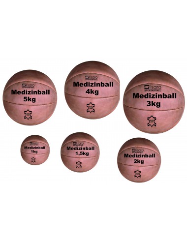 Leder-Medizinball 1 kg - 3