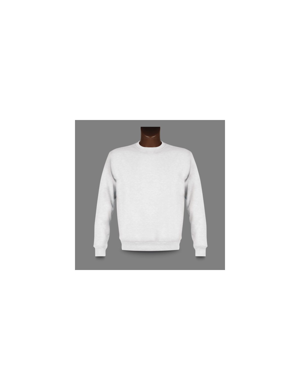 Basic Sweatshirt, Farbe White - 1
