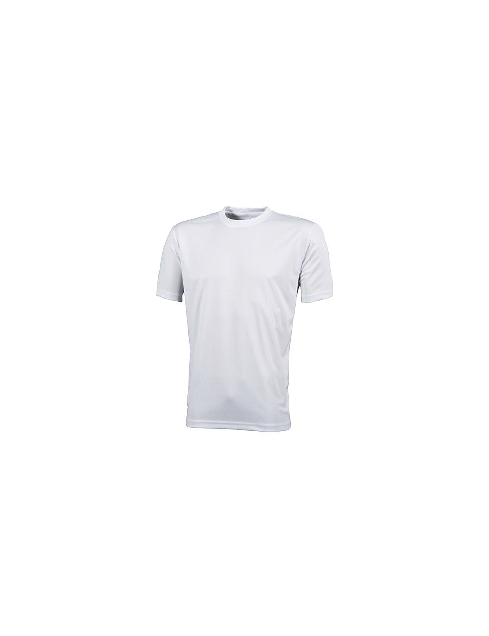 Men’s Active T-Shirt, Round Neck, Farbe White - 1