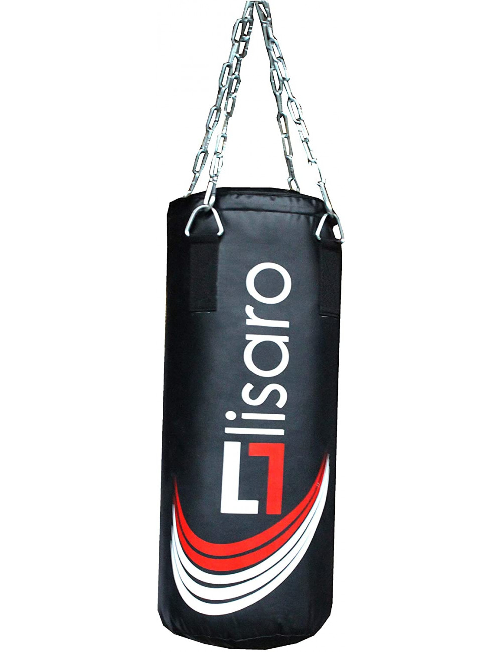 Deba® Boxsack Leder Sandsack Kampfsport mit Stahlkette Swivel 