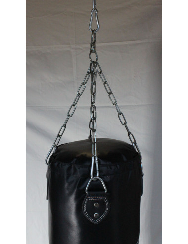 LUXTRI Boxsack 120cm 25kg gefüllt mit Halterung hängender Sandsack