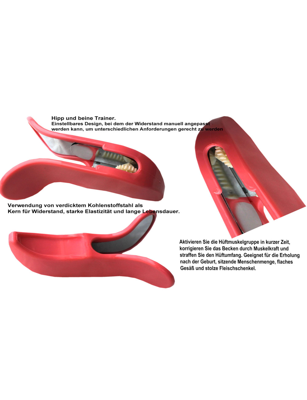 Beckenboden Trainer - Oberschenkeltrainer Mit 3 Widerstandsstufen