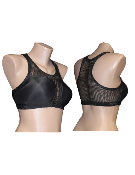 Lady Brustschutz mit Bustier, Brustschutz Kampfsport Soft Schalen fur Kickboxen Karate Taekwondo weiss