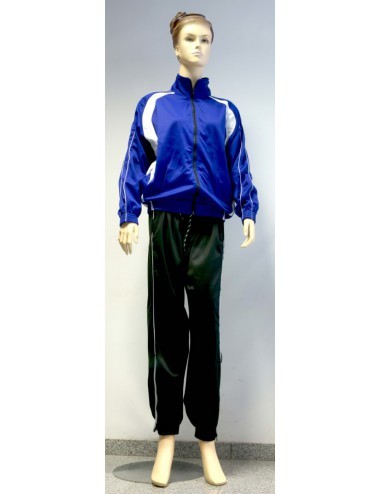 Lisaro Trainingsanzug aus Polyester blau/schwarz/weiß - 1