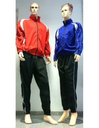 Lisaro Trainingsanzug aus Polyester blau/schwarz/weiß - 3