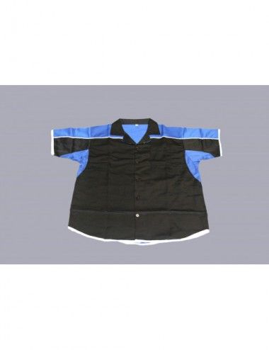 Darthemd schwarz/blau / Dartstrikot / Dartsshirts - 1