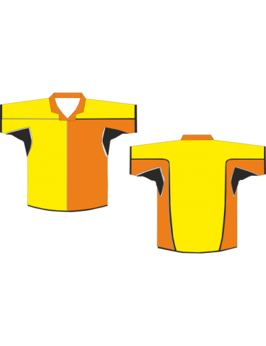 Darthemd orange/gelb/schwarz - 1