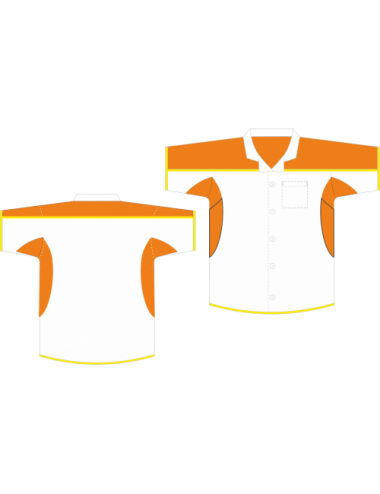Darthemd weiß/orange - 1